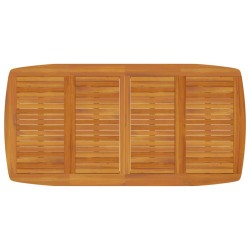 vidaXL Tavolo da Giardino 200x100x75 cm Legno Massello di Acacia