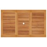 vidaXL Tavolo da Giardino 150x90x75 cm in Legno Massello di Teak