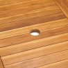 vidaXL Tavolo da Giardino 150x90x75 cm in Legno Massello di Teak