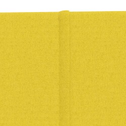 Pannelli Murali 12 pz Giallo chiaro 60x30 cm in Tessuto 2,16 m²