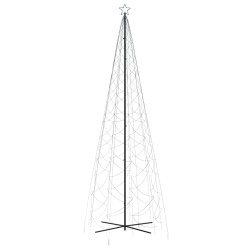 vidaXL Albero di Natale a Cono Blu 1400 LED 160x500 cm