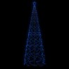 vidaXL Albero di Natale a Cono Blu 1400 LED 160x500 cm