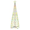 vidaXL Albero di Natale a Cono Colorato 500 LED 100x300 cm