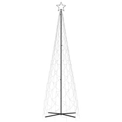 vidaXL Albero di Natale a Cono Colorato 500 LED 100x300 cm