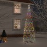 vidaXL Albero di Natale a Cono Colorato 1400 LED 160x500 cm