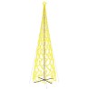 vidaXL Albero di Natale a Cono Bianco Caldo 3000 LED 230x800 cm