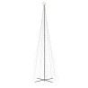 vidaXL Albero di Natale a Cono Bianco Caldo 3000 LED 230x800 cm