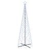 vidaXL Albero di Natale a Cono Bianco Freddo 500 LED 100x300 cm