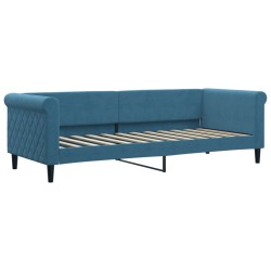 vidaXL Divano Letto con Letto Estraibile Blu 80x200 cm in Velluto