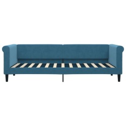 vidaXL Divano Letto con Letto Estraibile Blu 80x200 cm in Velluto