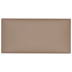 Pannelli Murali 12 pz Cappuccino 30x15 cm in Similpelle 0,54 m²