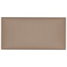 Pannelli Murali 12 pz Cappuccino 30x15 cm in Similpelle 0,54 m²